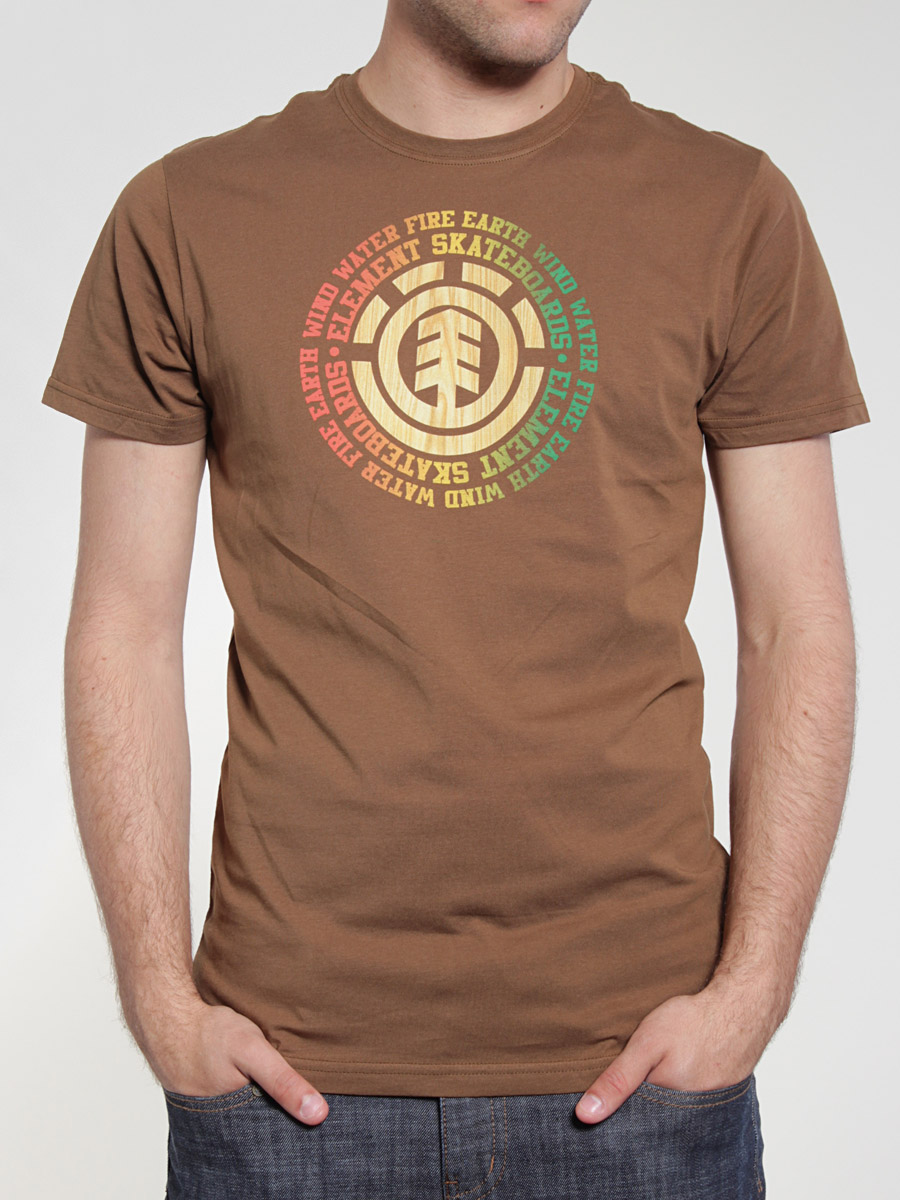T-Shirt Element Wood Dispersion (mocha)