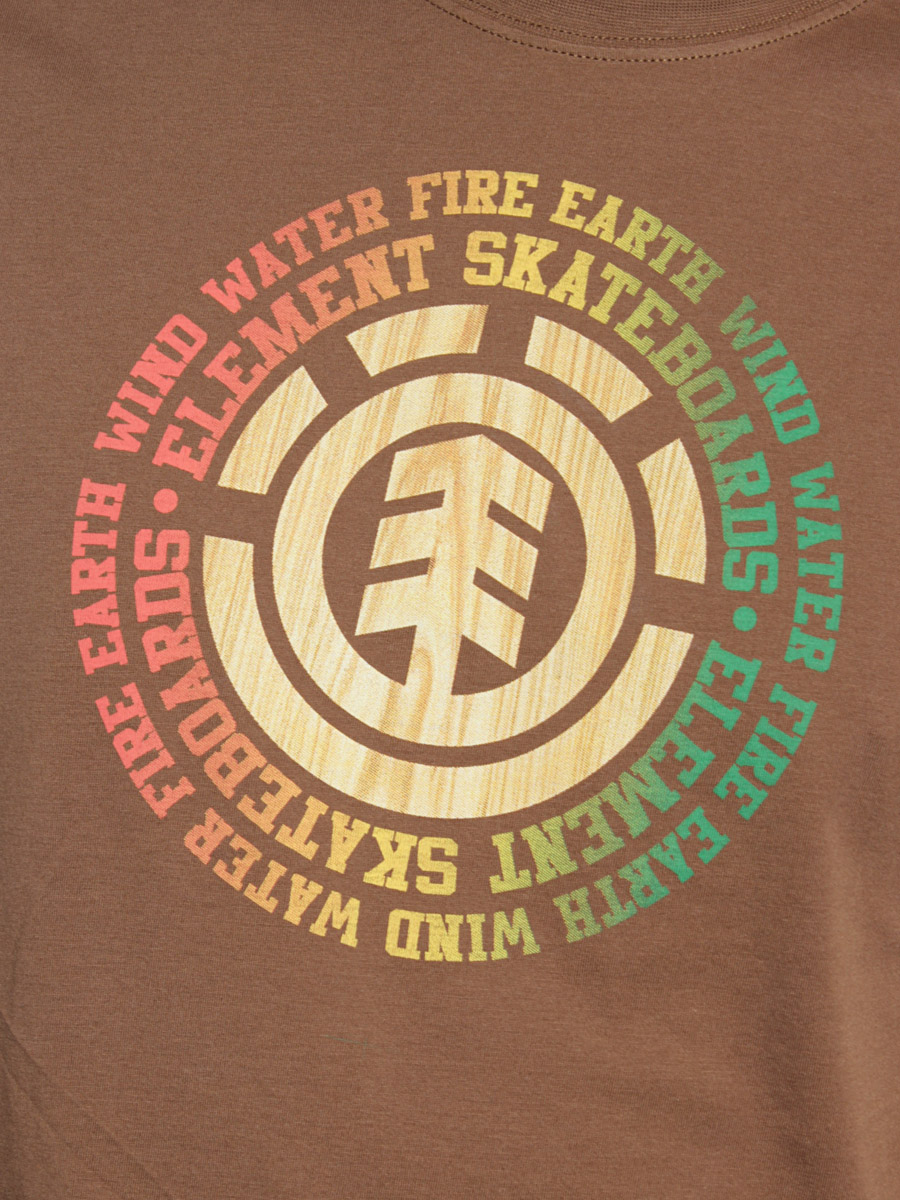 T-Shirt Element Wood Dispersion (mocha)