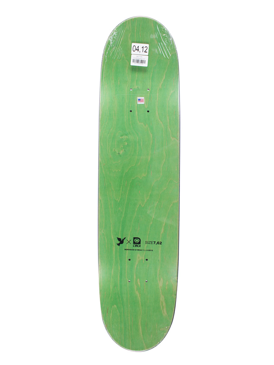 Deck Nervous Circa 7.62'' (blk/burgundy)
