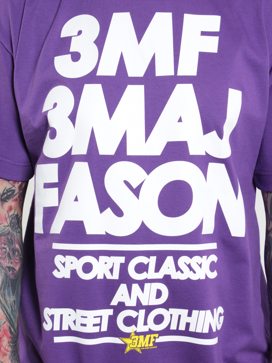 T-Shirt 3maj Fason 3MF (fioletowa)