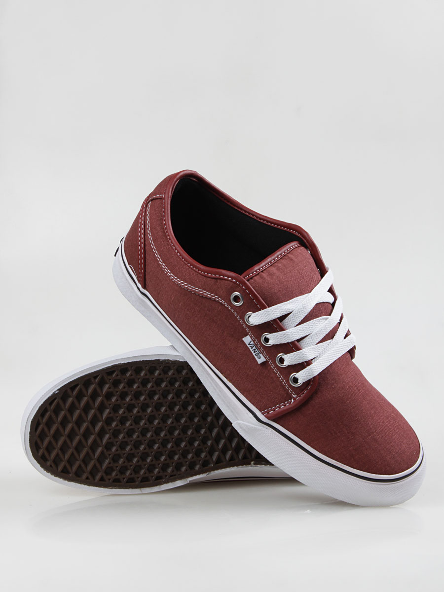 Buty Vans Chukka Low (red/washed canvas)
