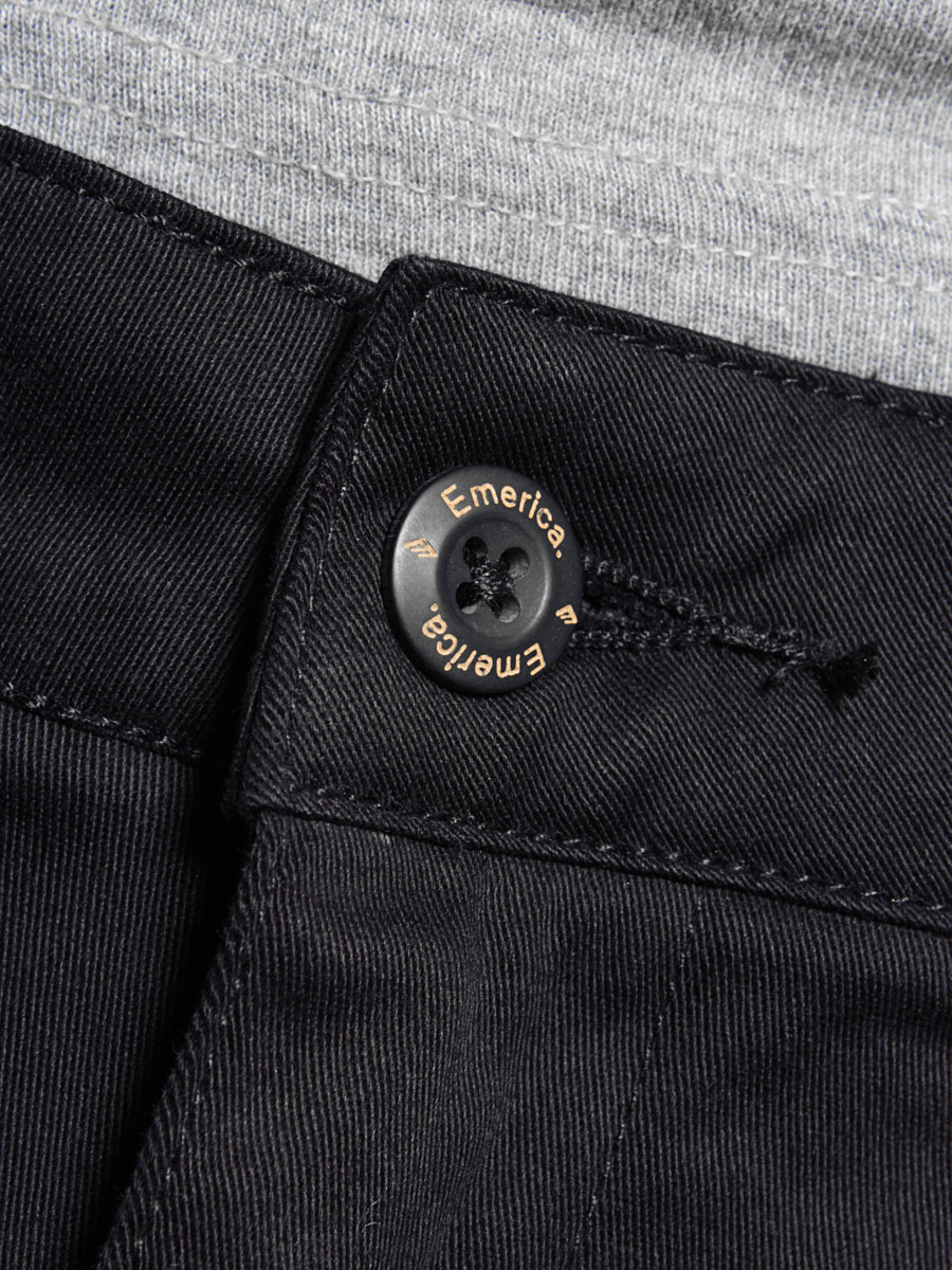 Spodnie Emerica HSU Carlin Chino (black)