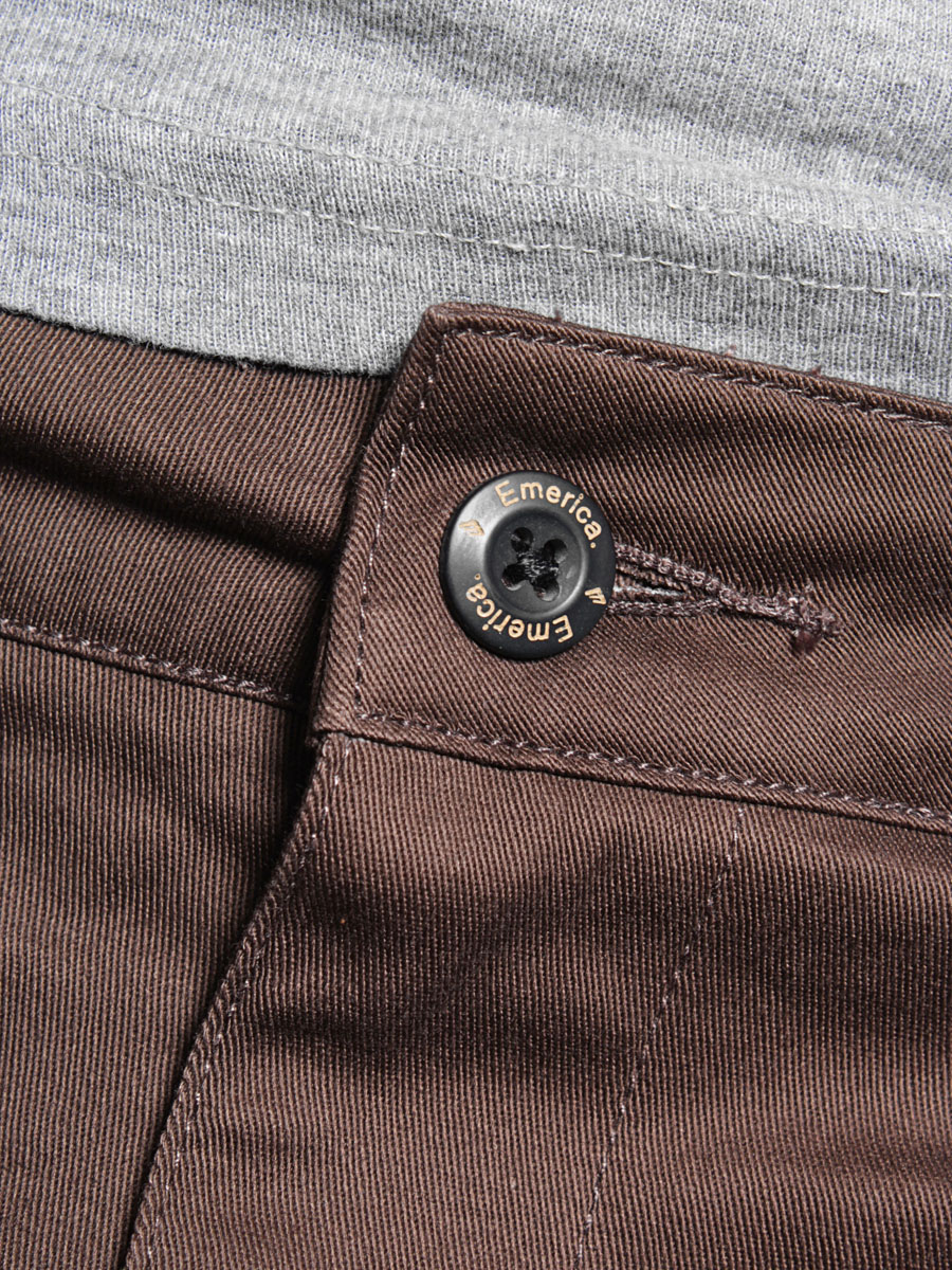 Spodnie Emerica HSU Carlin Chino (chocolate)