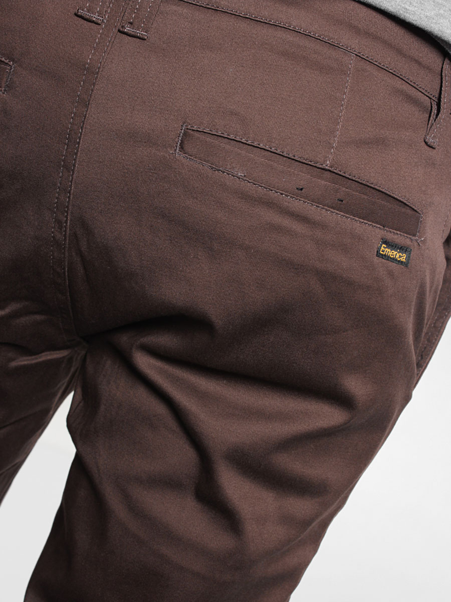 Spodnie Emerica HSU Carlin Chino (chocolate)