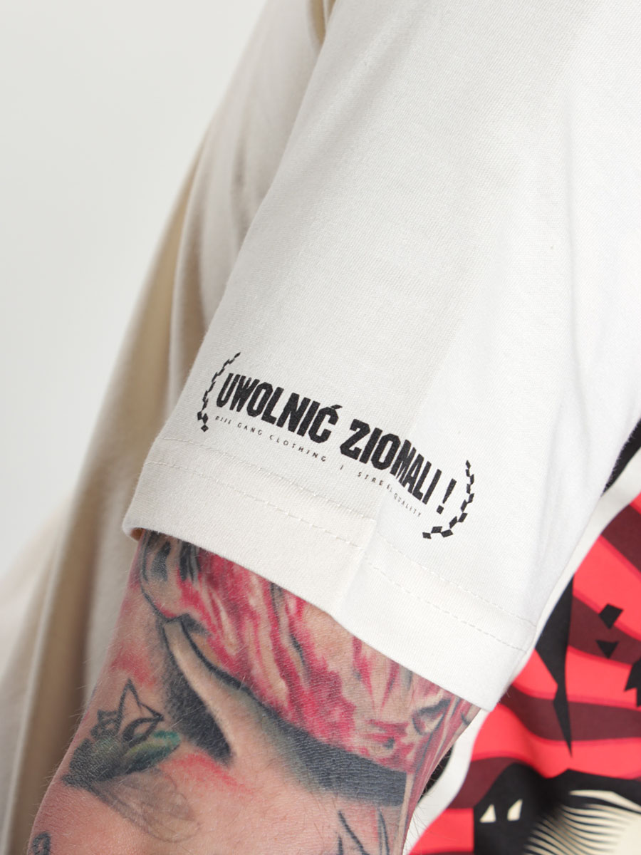 T-Shirt Diil Gang Freedom (krem)