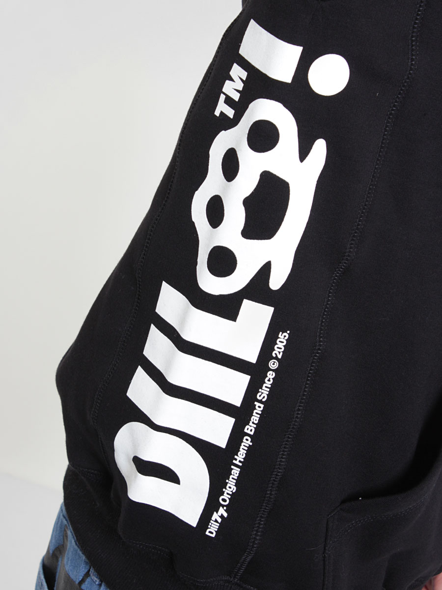 Bluza z kapturem Diil Gang Kastet HD (czarna)