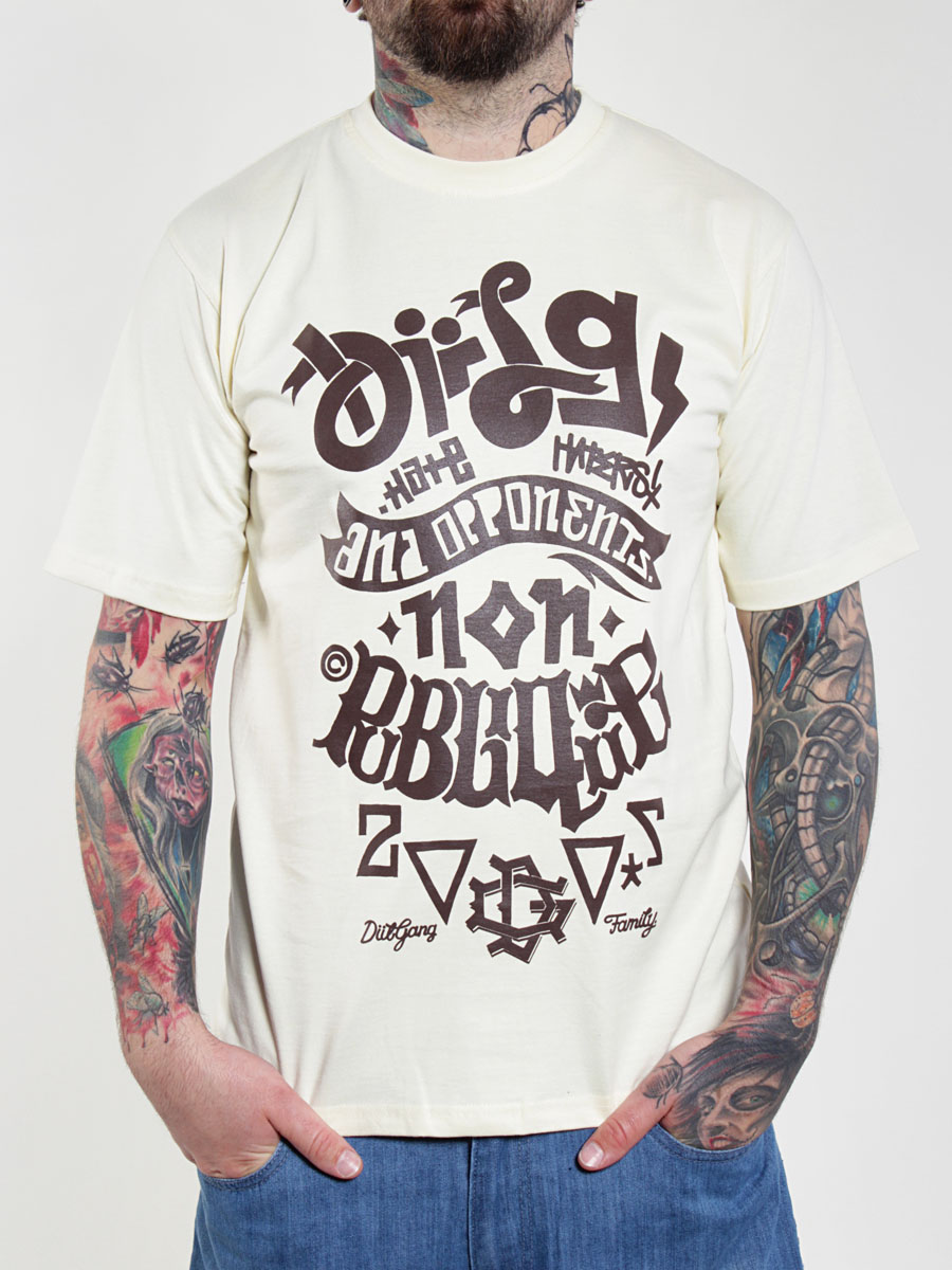 T-Shirt Diil Non Publique (krem)