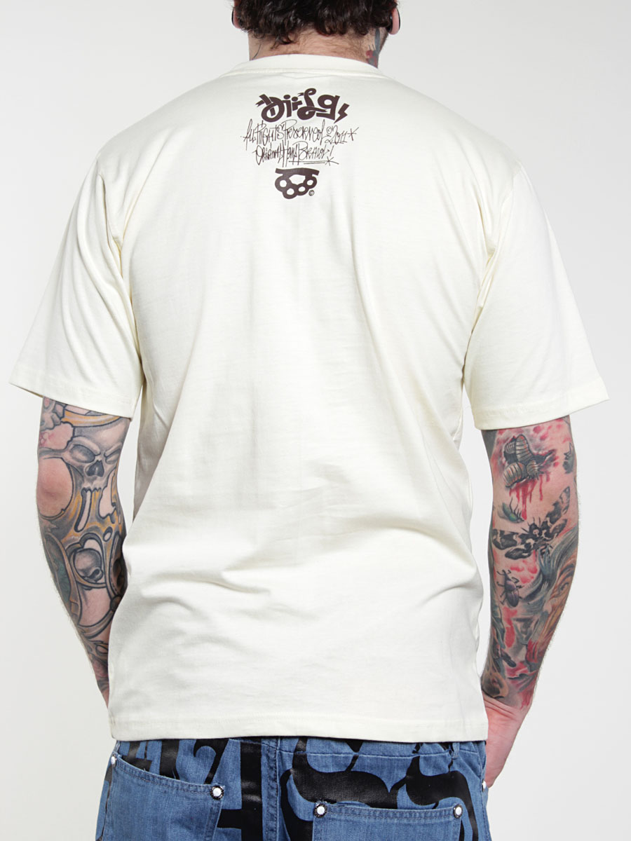 T-Shirt Diil Non Publique (krem)