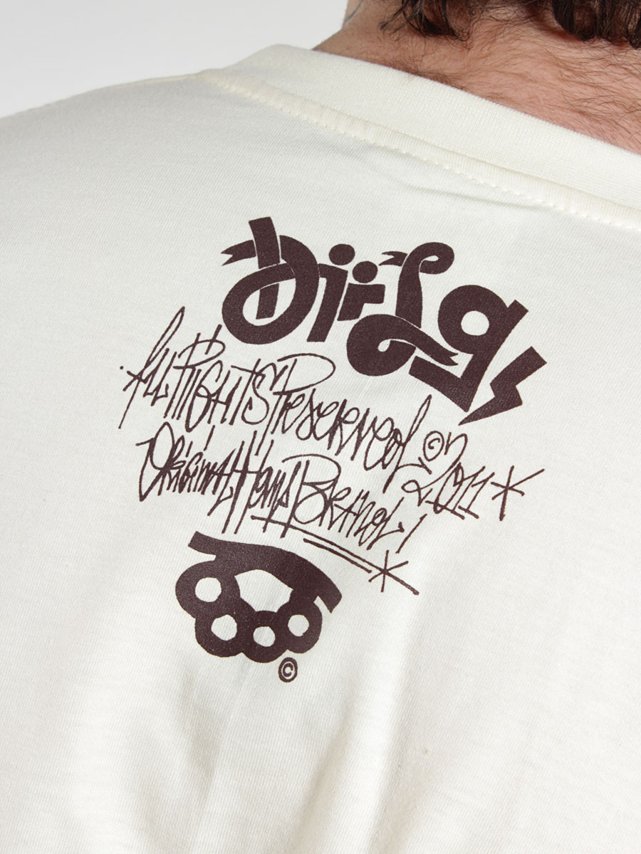T-Shirt Diil Non Publique (krem)