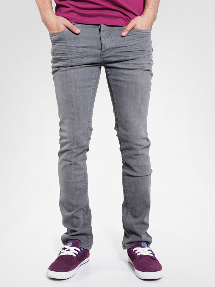 Spodnie Etnies Slim Fit Denim Pant (grey worn)