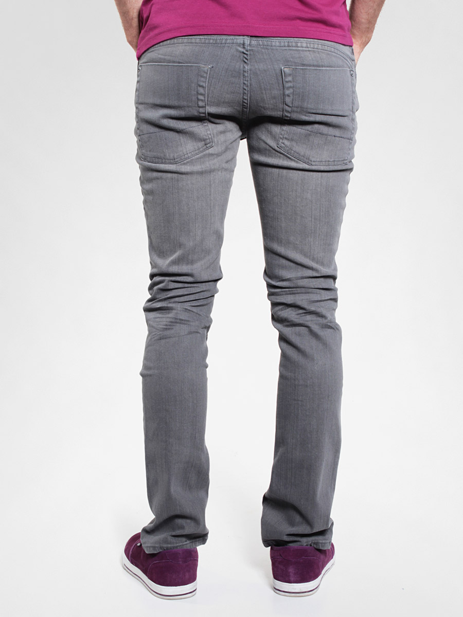 Spodnie Etnies Slim Fit Denim Pant (grey worn)