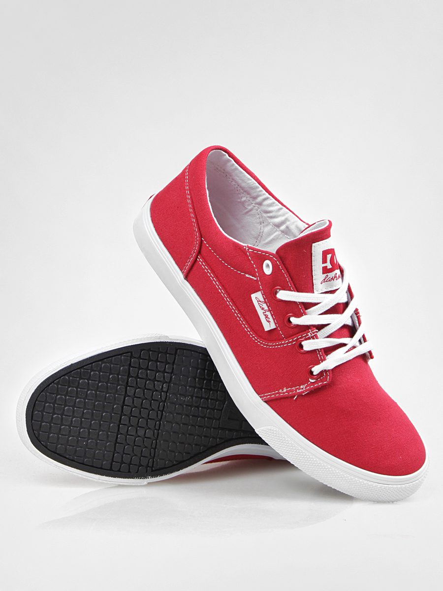 Buty DC Bristol Canvas Wmn (red/white)