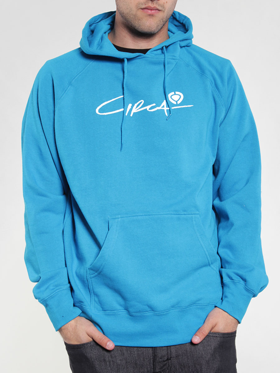 Bluza z kapturem Circa Select Logo Hood Fleece (cyan)
