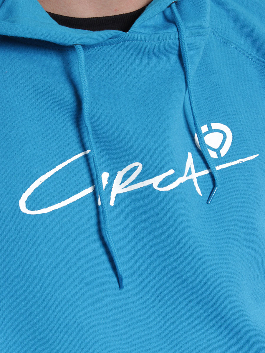Bluza z kapturem Circa Select Logo Hood Fleece (cyan)