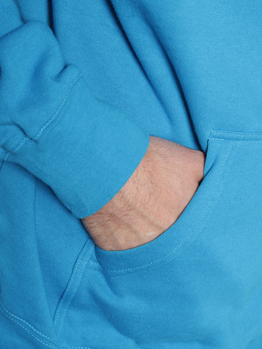 Bluza z kapturem Circa Select Logo Hood Fleece (cyan)
