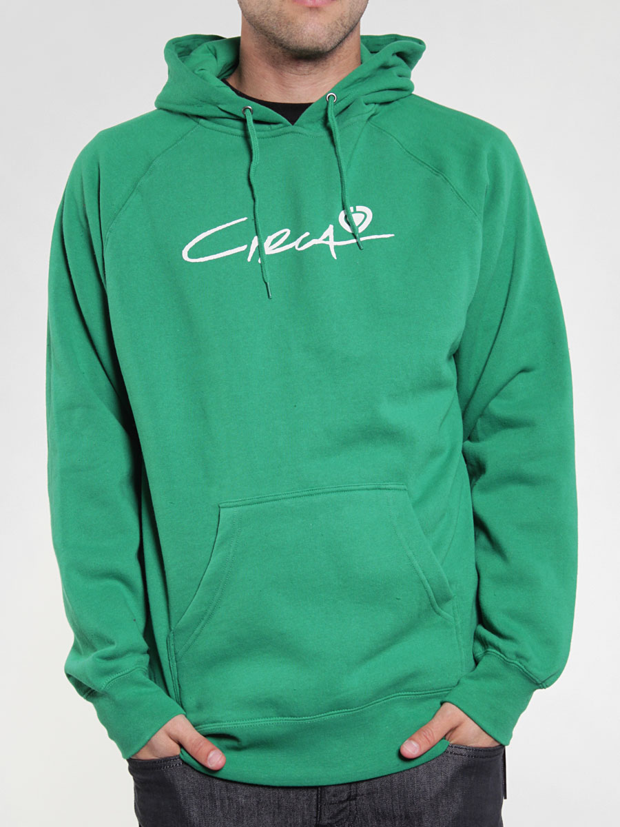 Bluza z kapturem Circa Select Logo Hood Fleece (kelly green)