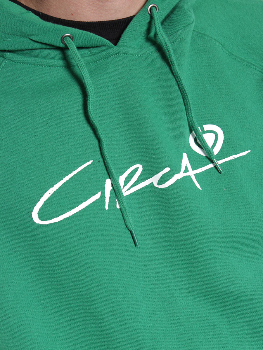 Bluza z kapturem Circa Select Logo Hood Fleece (kelly green)