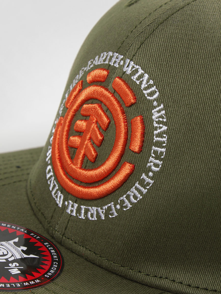 Czapka z daszkiem Element Element Flat Cap (army)