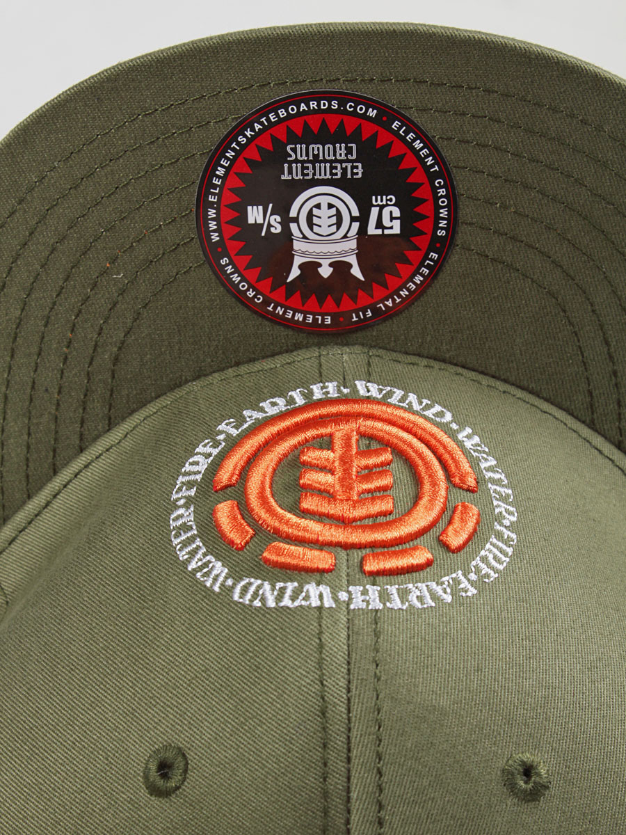 Czapka z daszkiem Element Element Flat Cap (army)