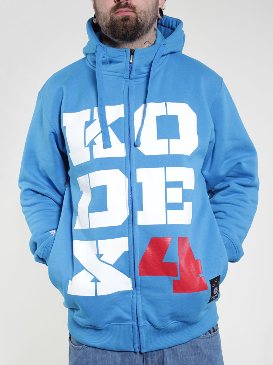 Bluza z kapturem Mass Type ZHD (niebieska)