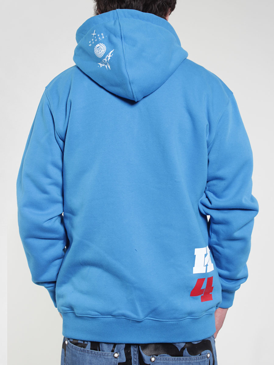Bluza z kapturem Mass Type ZHD (niebieska)