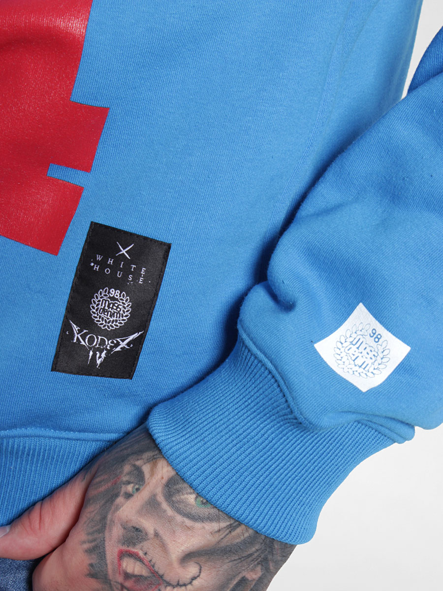 Bluza z kapturem Mass Type ZHD (niebieska)