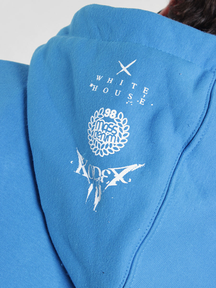 Bluza z kapturem Mass Type ZHD (niebieska)