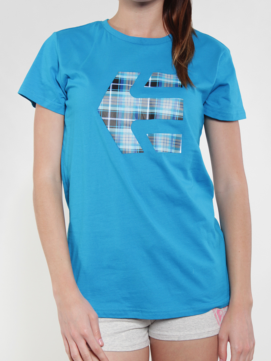 T-Shirt Etnies Icon Fill Wmn (turquoise)