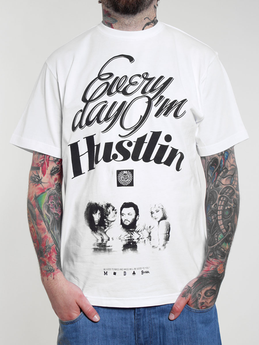 T-Shirt Mass Hustlin (white)
