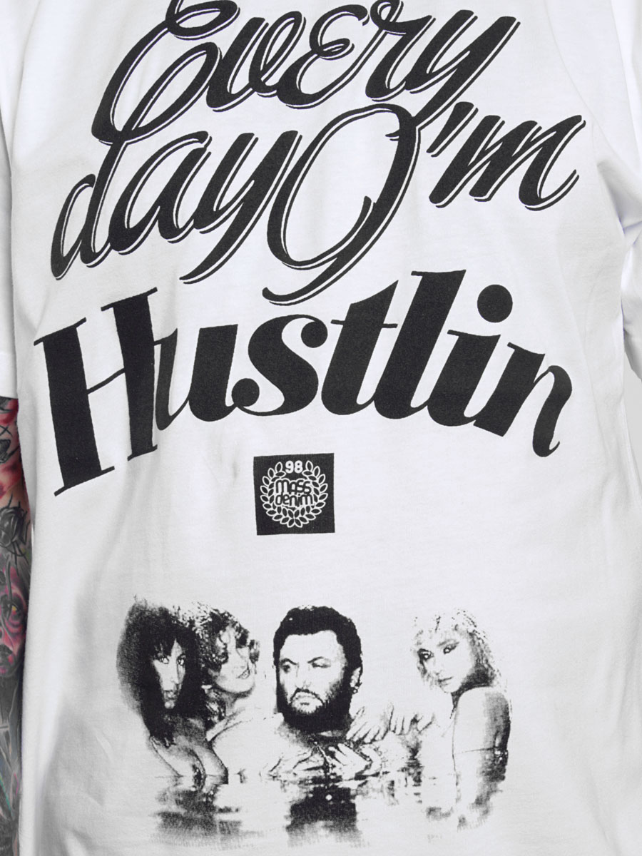 T-Shirt Mass Hustlin (white)