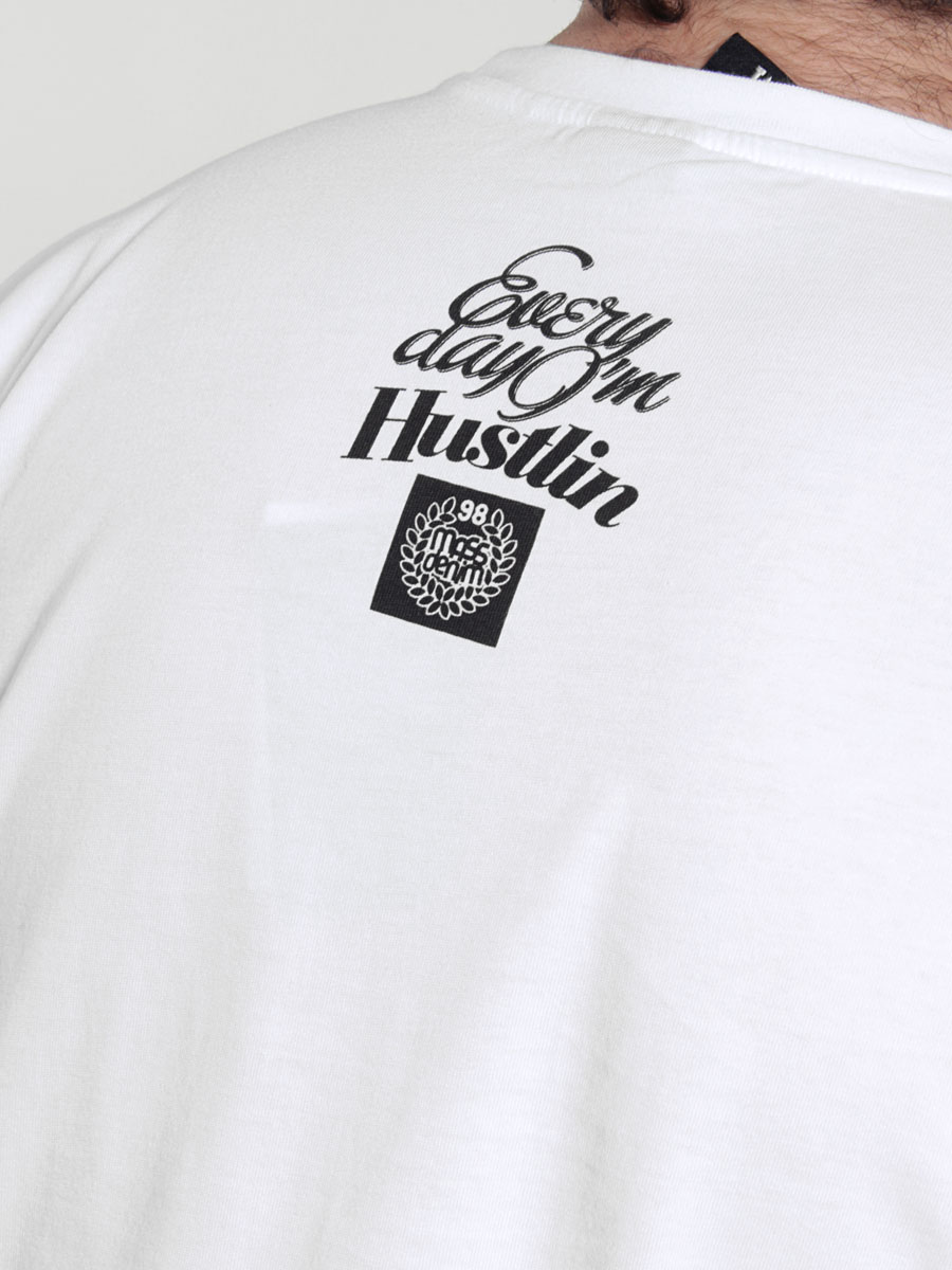 T-Shirt Mass Hustlin (white)
