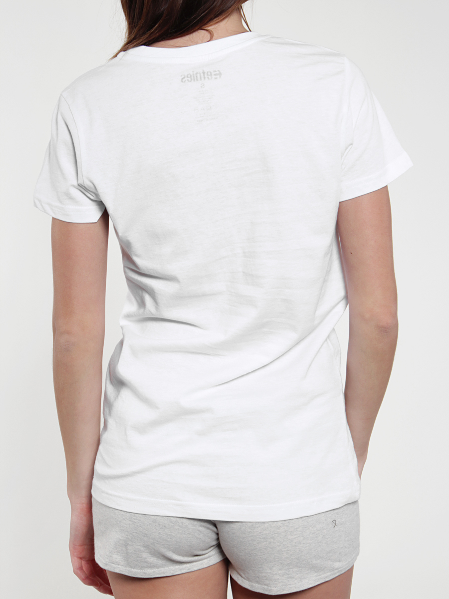 T-Shirt Etnies Icon Fill Wmn (white/blue)