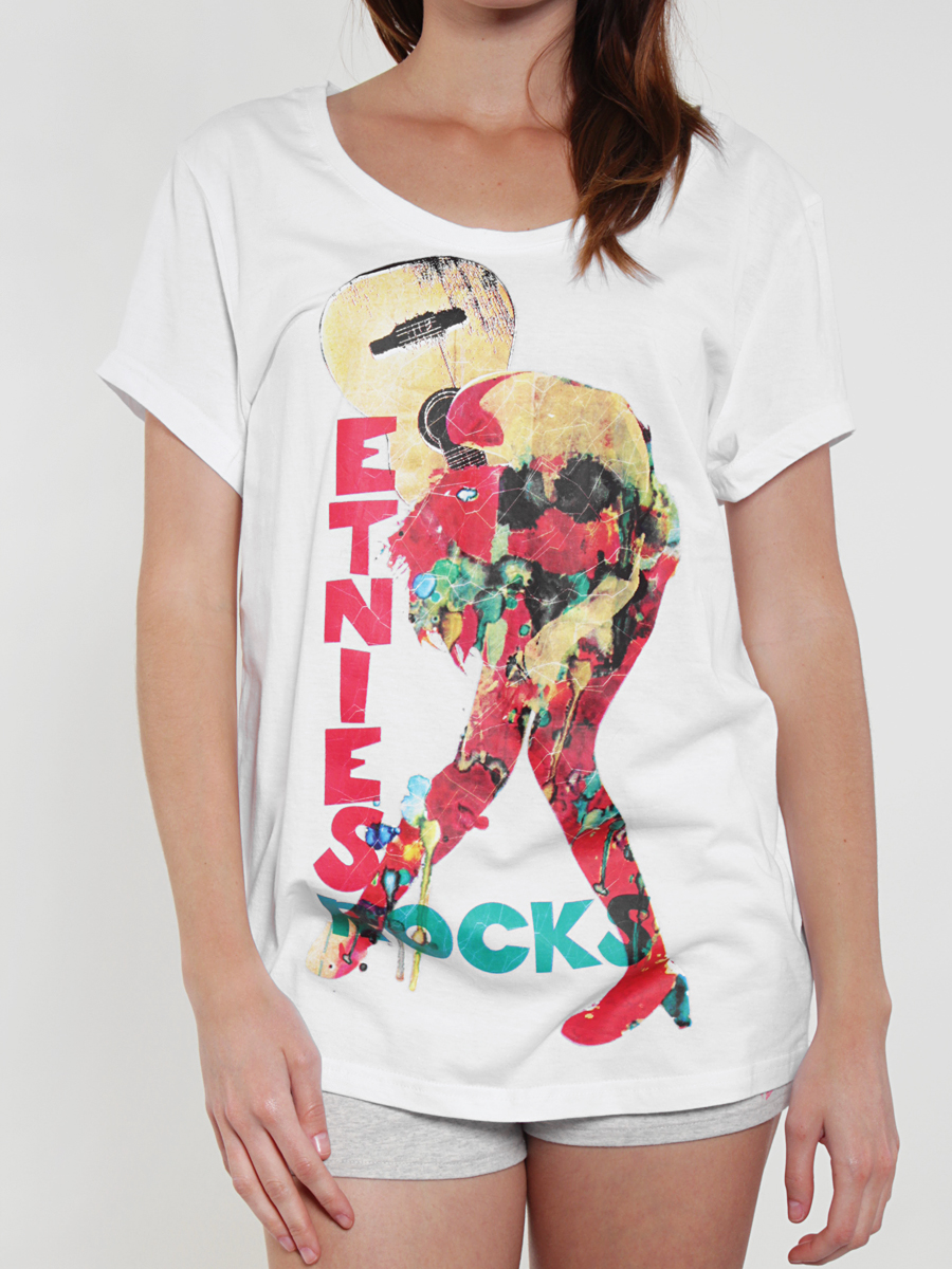 T-Shirt Etnies The Crash Boyfriend Wmn (white)