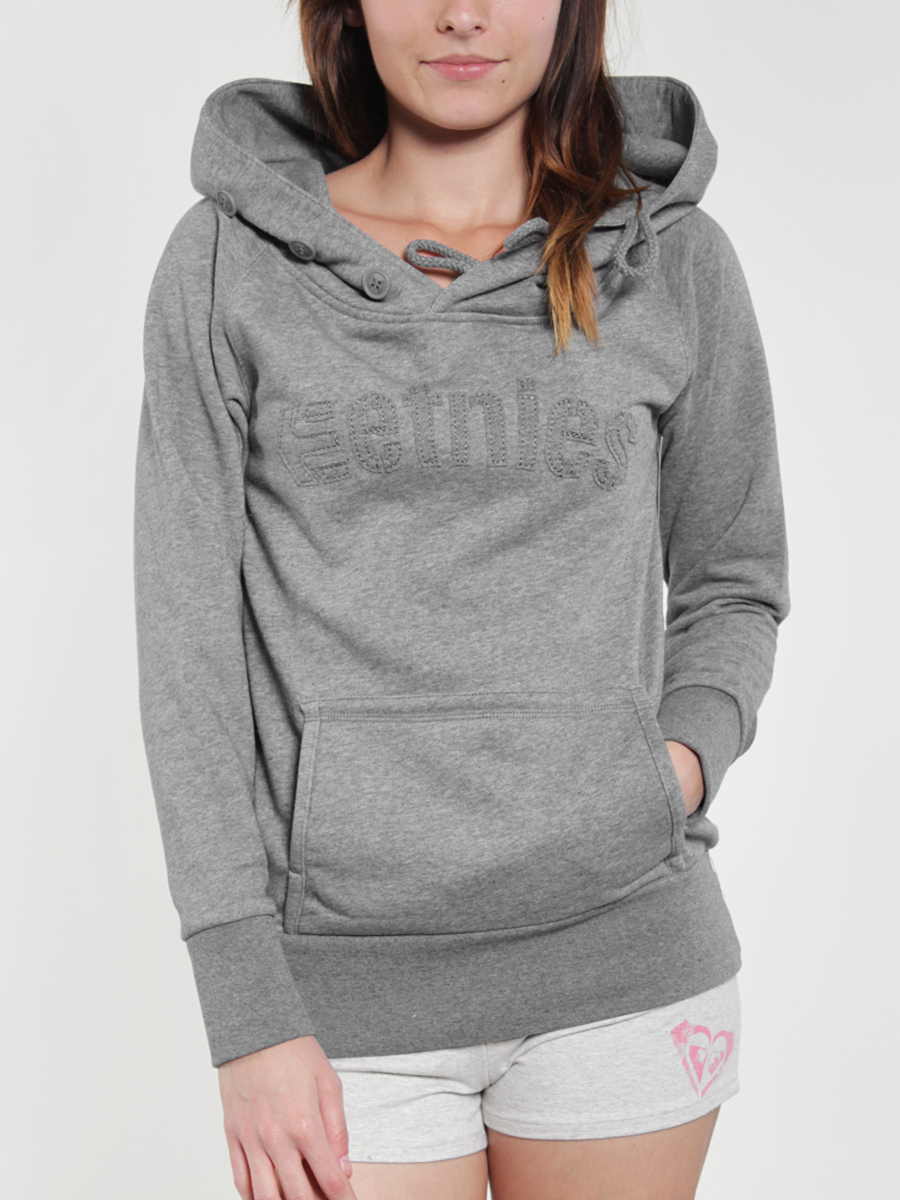 Bluza z kapturem Etnies Sadie 3 PO Wmn (grey/heather)