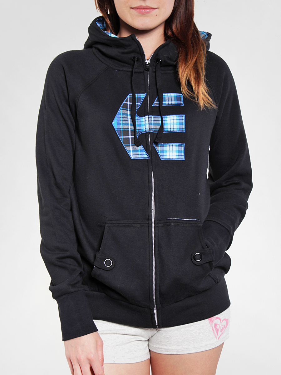 Bluza z kapturem Etnies Icon Fill Zip Wmn (black blue)