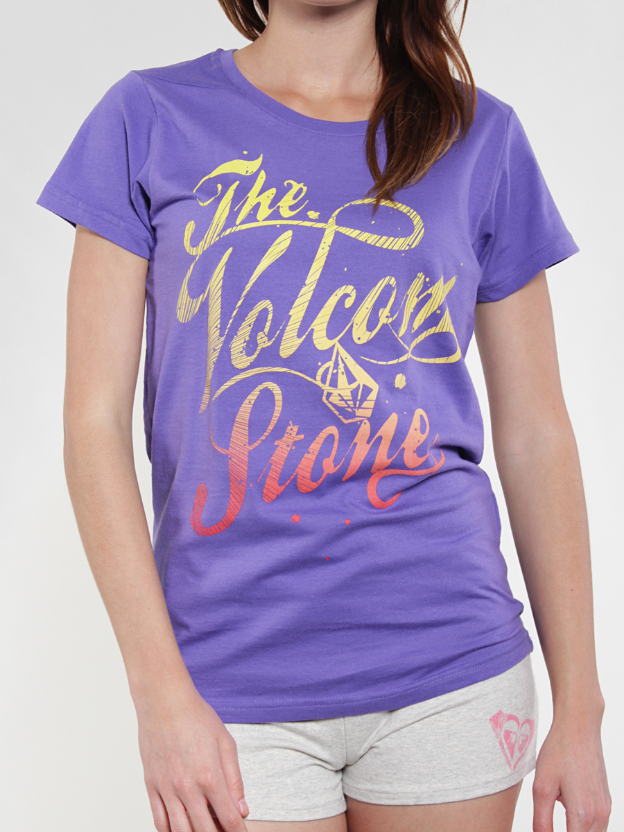 T-shirt Volcom Script Logo Wmn (pur)