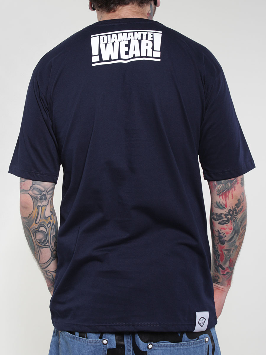 T-Shirt Diamante Nigdy Się Nie Poddam (granatowy)