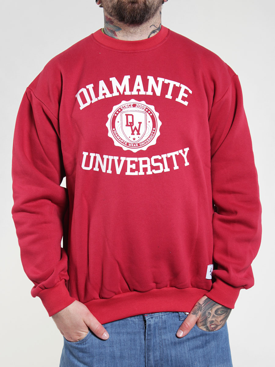 Bluza Diamante Diamante University (czerwona)