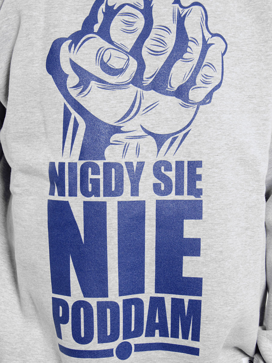 Bluza Diamante Diamante Nigdy Się Nie Poddam (szara)