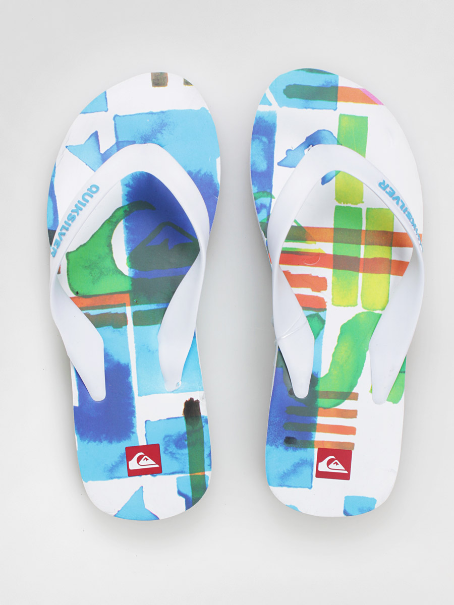 Japonki Quiksilver KMMSL263 (wht/blu/green)