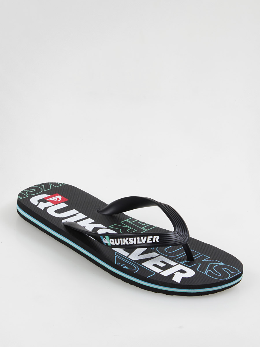 Japonki Quiksilver KMMSL383 Molokai Nitro (black/wht/blue)