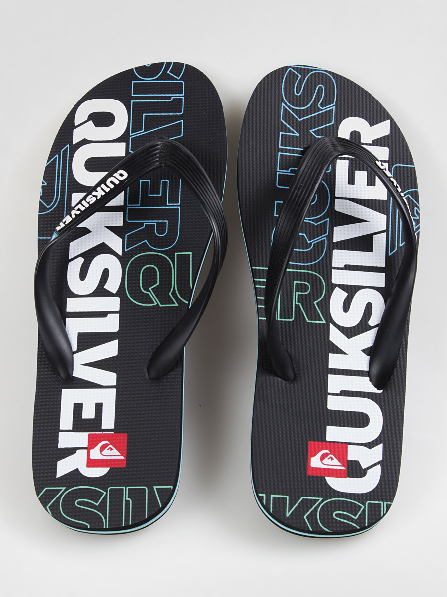 Japonki Quiksilver KMMSL383 Molokai Nitro (black/wht/blue)