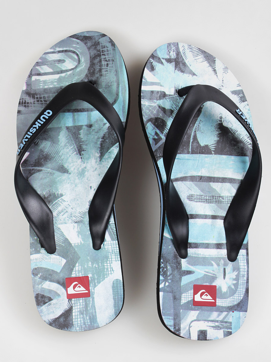 Japonki Quiksilver KMMSL253 (black/blue/grey)
