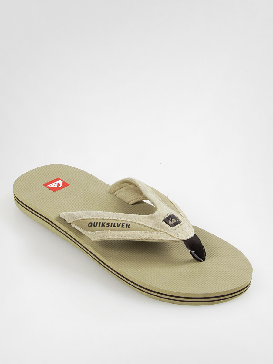 Japonki Quiksilver KMMSL403 Swell (tan/brown/tan) 