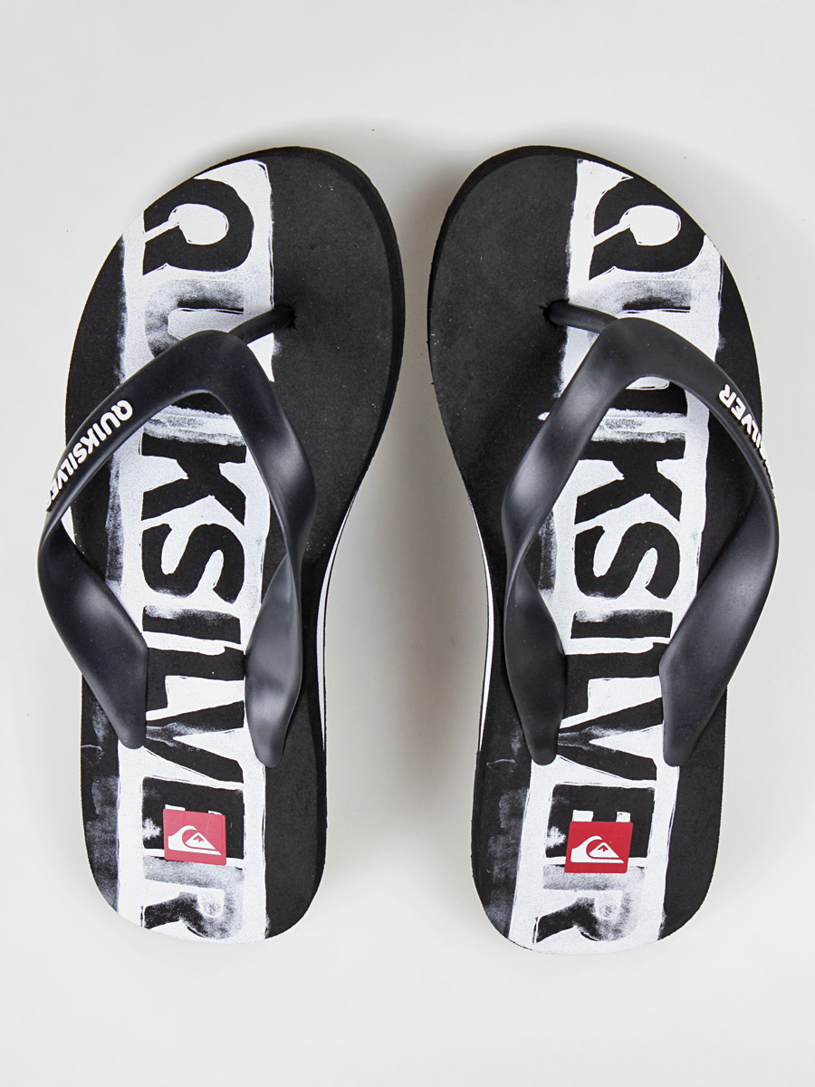 Japonki Quiksilver KMMSL273 (black/wht/black)