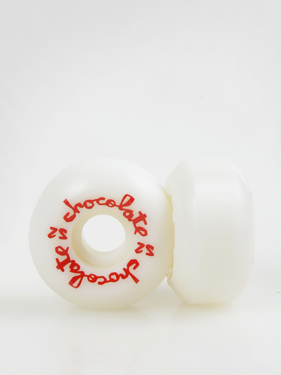 Kółka Chocolate Chunk Embossed White 52mm