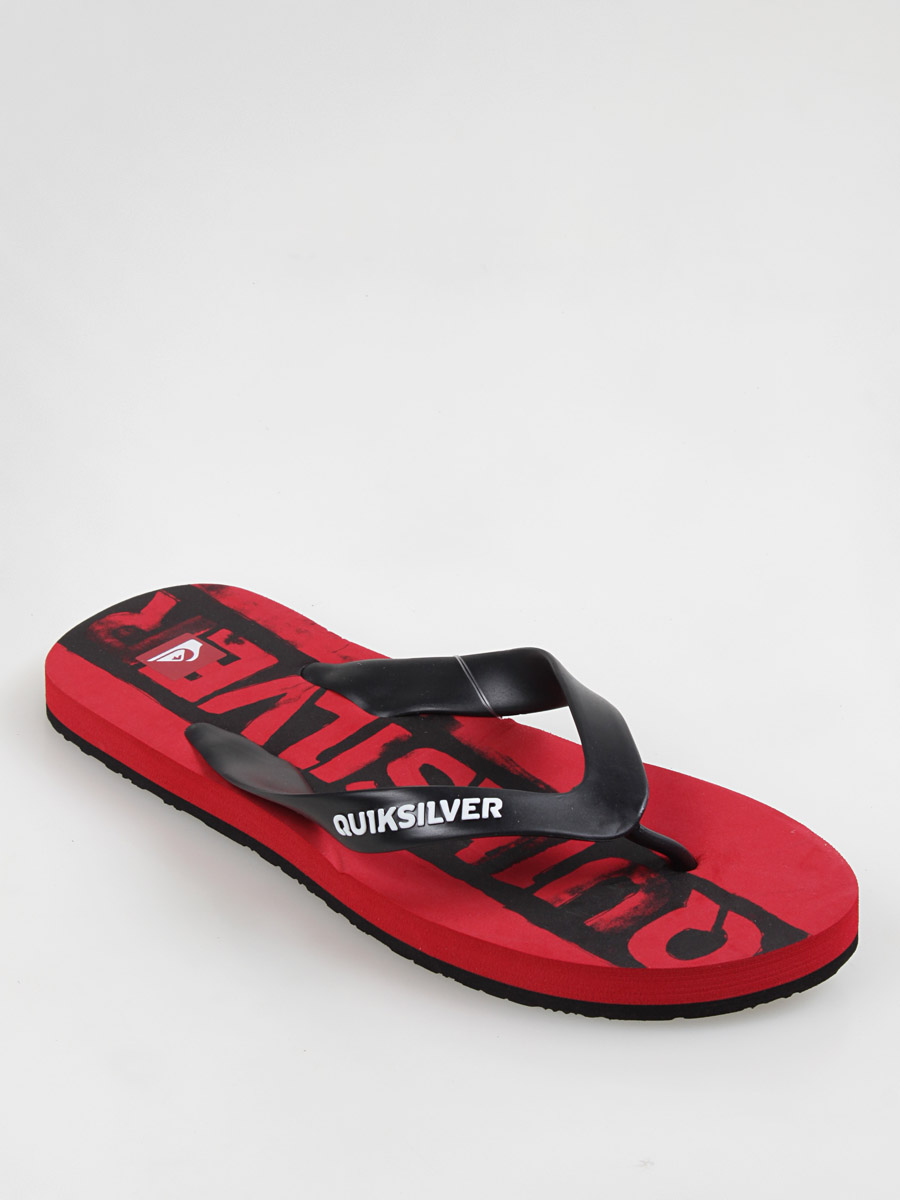 Japonki Quiksilver KMMSL273 (red/black/red)