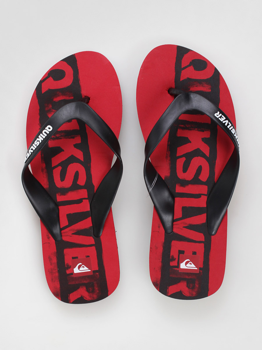 Japonki Quiksilver KMMSL273 (red/black/red)