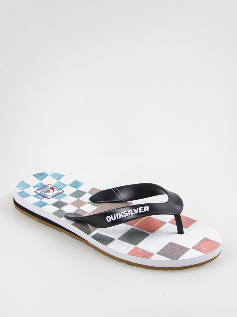 Japonki Quiksilver KMMSL203  (white/blk/multi)