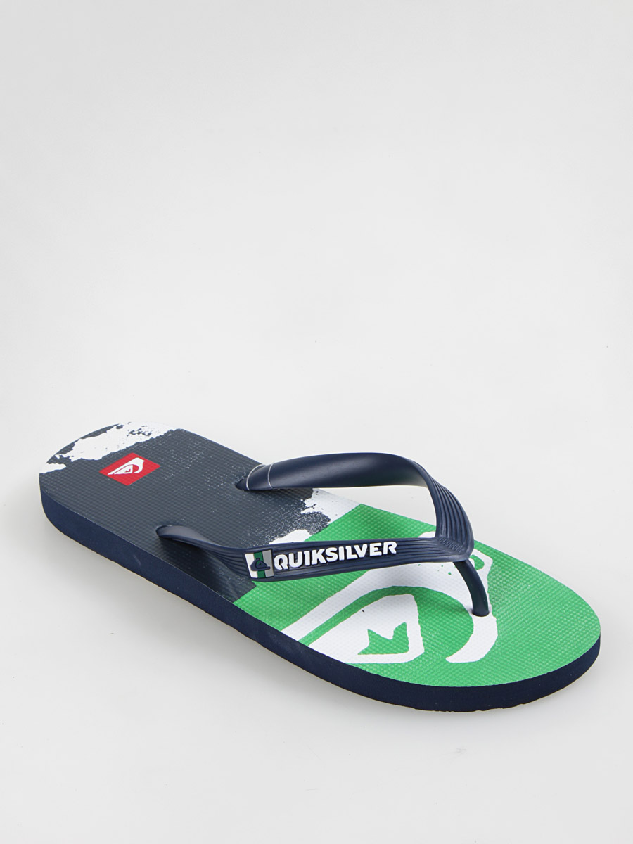 Japonki Quiksilver KMMSL433 (dkblu/grn/dkblu)
